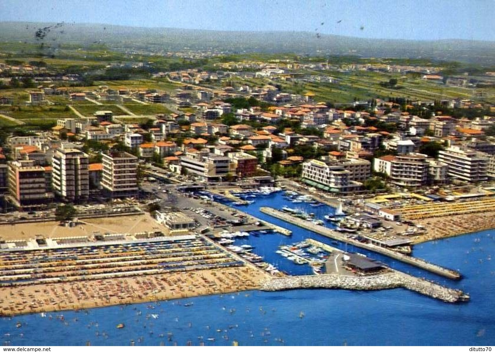 Riccione - Panorama Vista Dall'aereo - Formato Grande Viaggiata – E 13 - Rimini