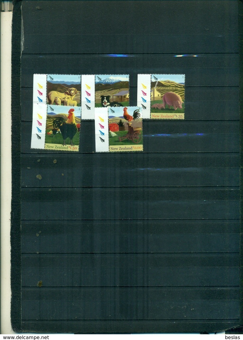 N.ZELANDE ANNEE DU COQ 5 VAL NEUFS A PARTIR DE 0.90 EUROS - Unused Stamps