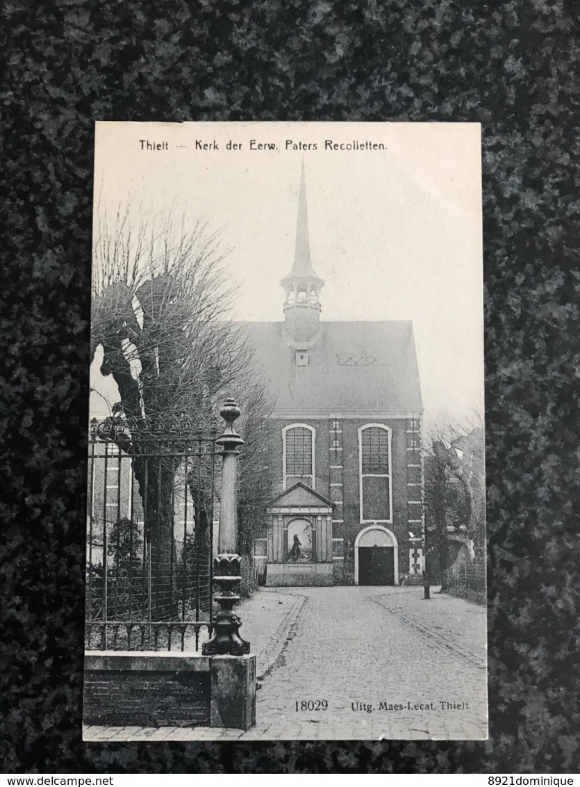 Thielt Tielt - Kerk Der Eerw. Paters Recolletten  - Uitg. Maes-Lecat 18029 - Tielt