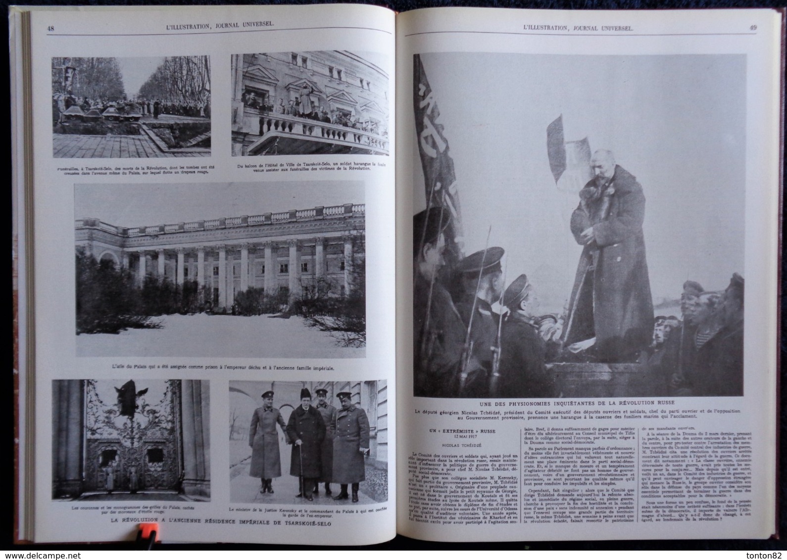 Les Grands Dossiers de l' ILLUSTRATION - LA RÉVOLUTION RUSSE - Histoire d'un Siècle 1843 / 1944 .