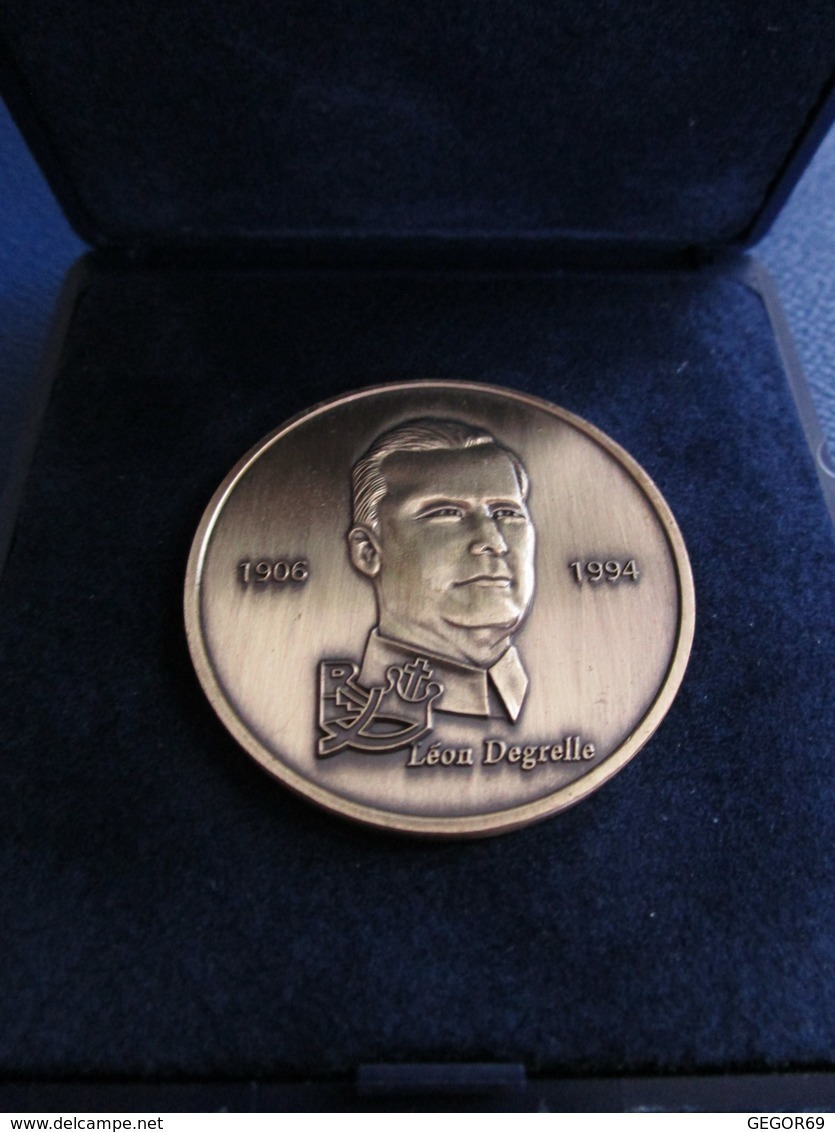 PIECE MEDAILLE REX LEON DEGRELLE COLLABORATION BELGIQUE MEDAL COIN LEGION WALLONIE - Belgique