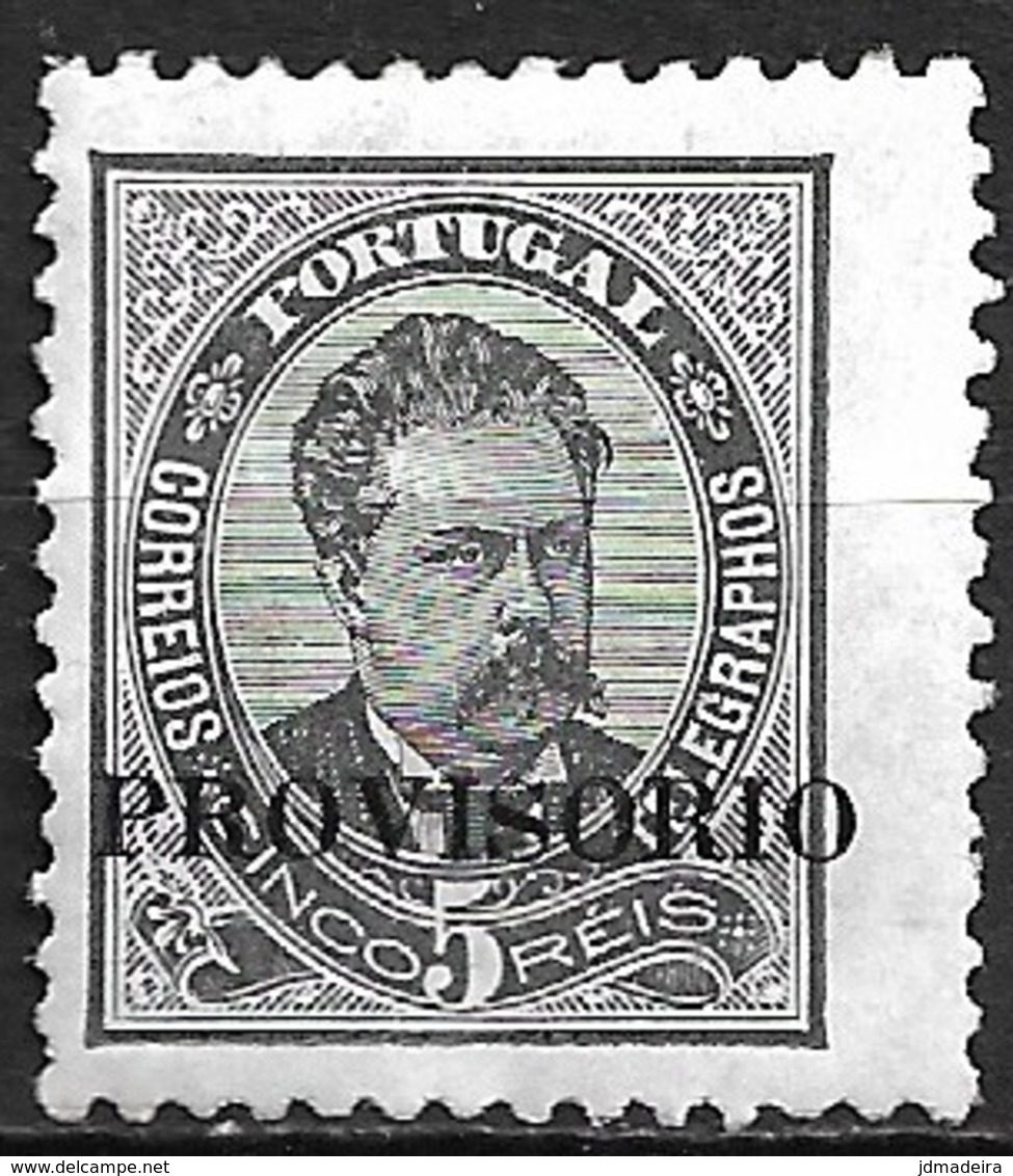 1892 – King Luis Mint Hinged Surcharged PROVISÓRIO 5 Réis - Andere & Zonder Classificatie