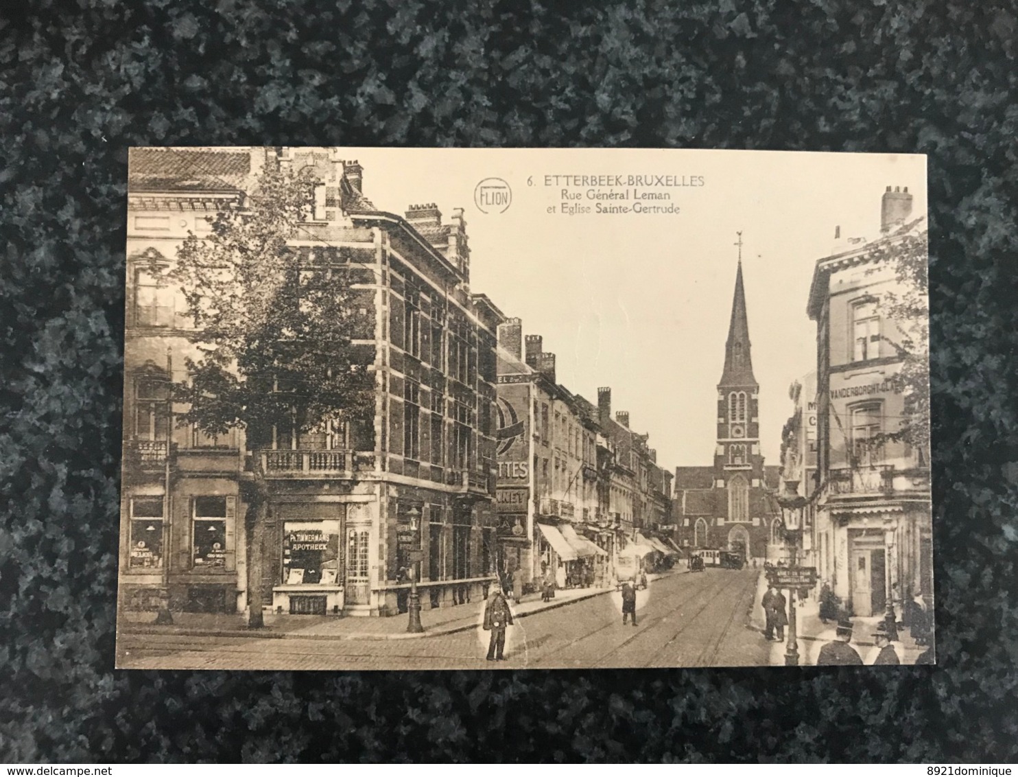 Brussels - Bruxelles - Etterbeek - Rue Général Leman Et Eglise Sainte-Gertrude - Etterbeek