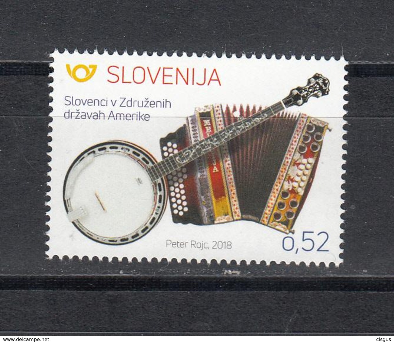 Slovenia Slowenien 2018 MNH** 2018-32 Slovenes In The USA - Slovenia