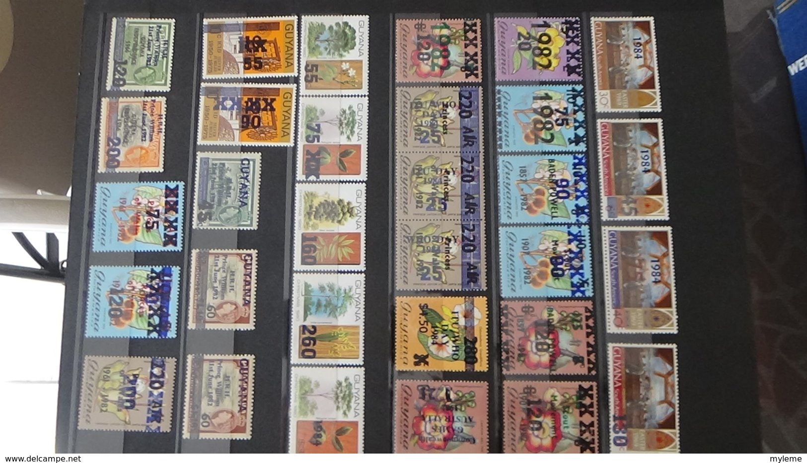 Belle collection de GUYANE en timbres et fins de catalogue **. A saisir !!!