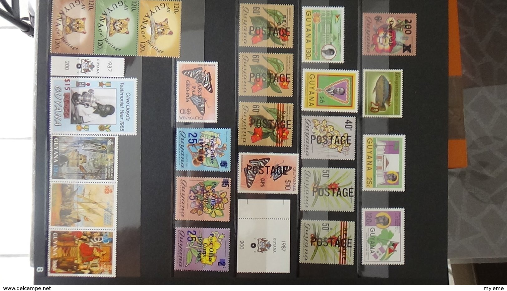 Belle collection de GUYANE en timbres et fins de catalogue **. A saisir !!!