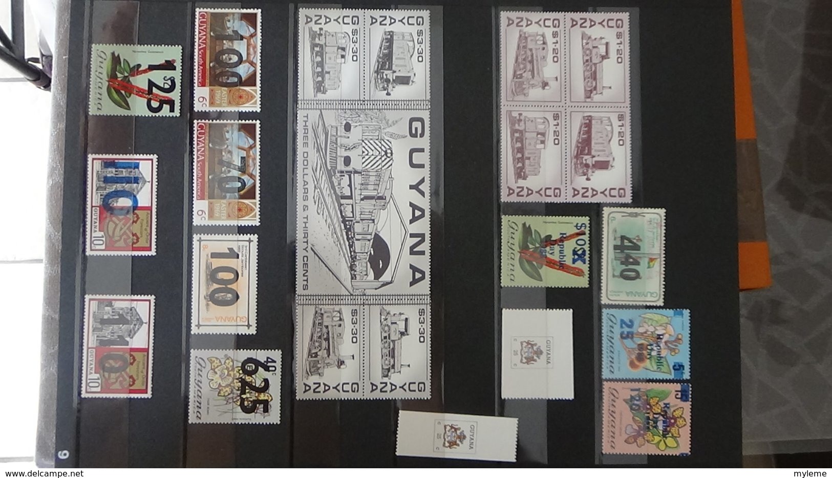 Belle collection de GUYANE en timbres et fins de catalogue **. A saisir !!!