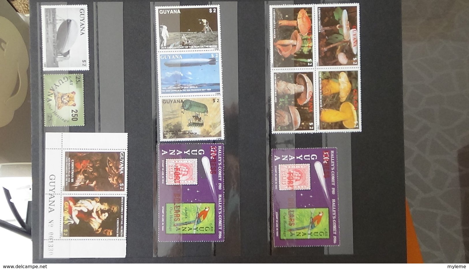Belle collection de GUYANE en timbres et fins de catalogue **. A saisir !!!