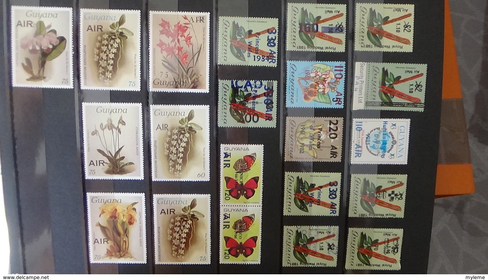 Belle collection de GUYANE en timbres et fins de catalogue **. A saisir !!!