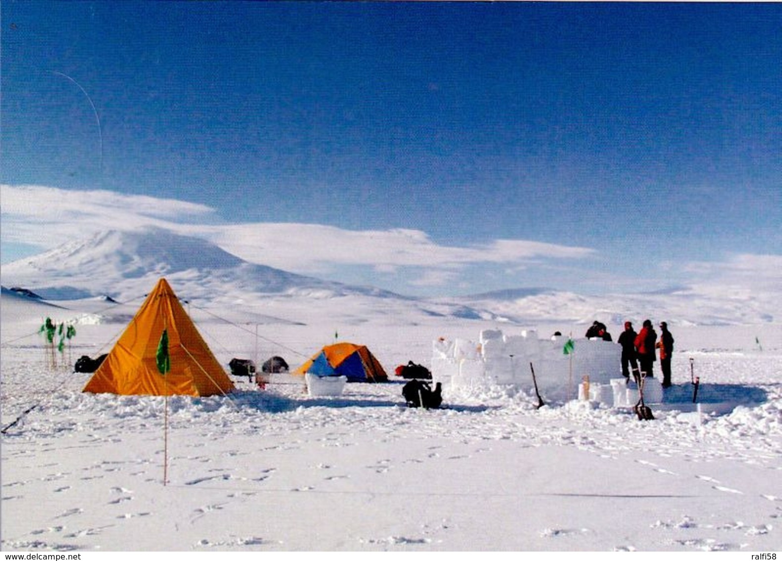 6 AK Antarctica Antarktis * USA Forschungsstation Auf Der Insel Anvers, Landschaften Barne Gletscher, Ross Ice Shelf - Sonstige & Ohne Zuordnung