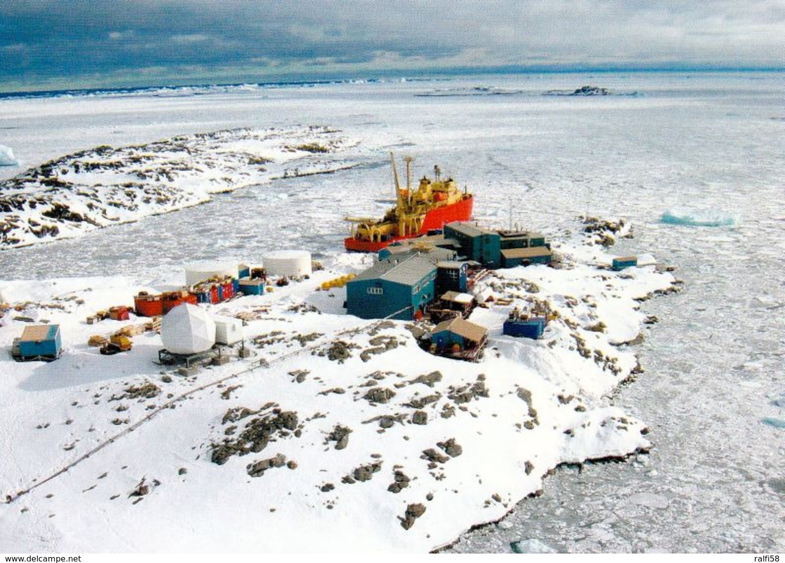 6 AK Antarctica Antarktis * USA Forschungsstation Auf Der Insel Anvers, Landschaften Barne Gletscher, Ross Ice Shelf - Sonstige & Ohne Zuordnung