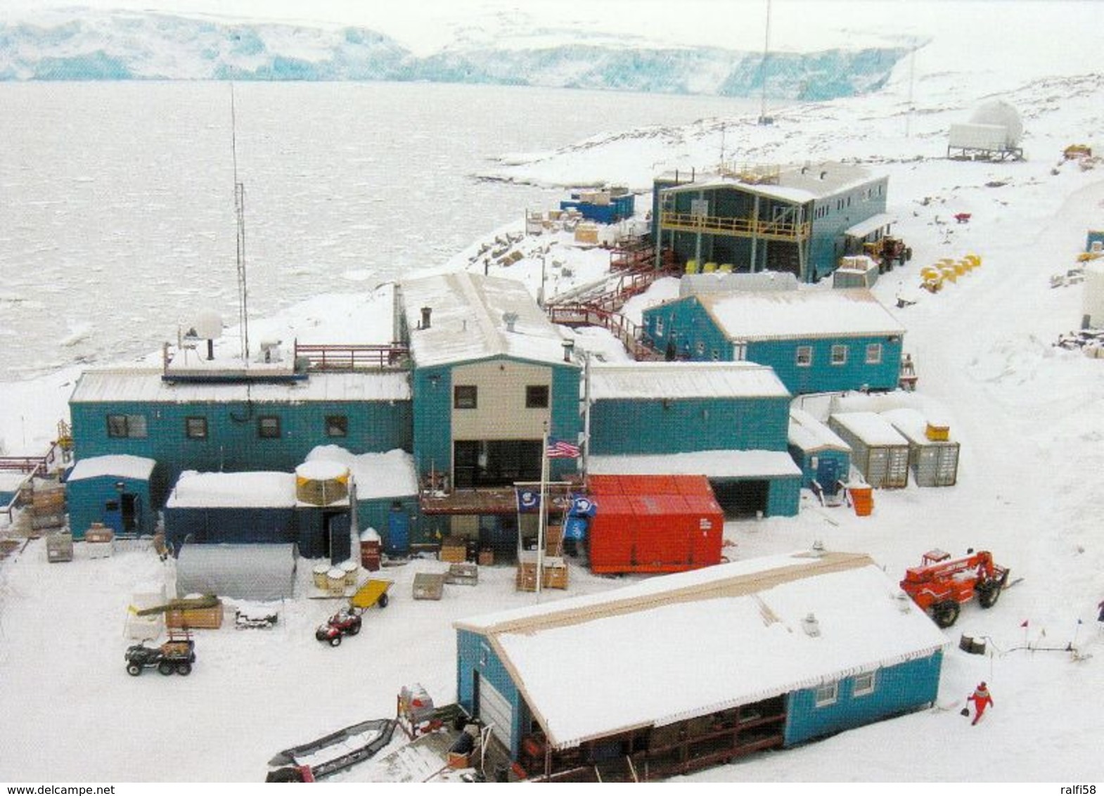 6 AK Antarctica Antarktis * USA Forschungsstation Auf Der Insel Anvers, Landschaften Barne Gletscher, Ross Ice Shelf - Sonstige & Ohne Zuordnung