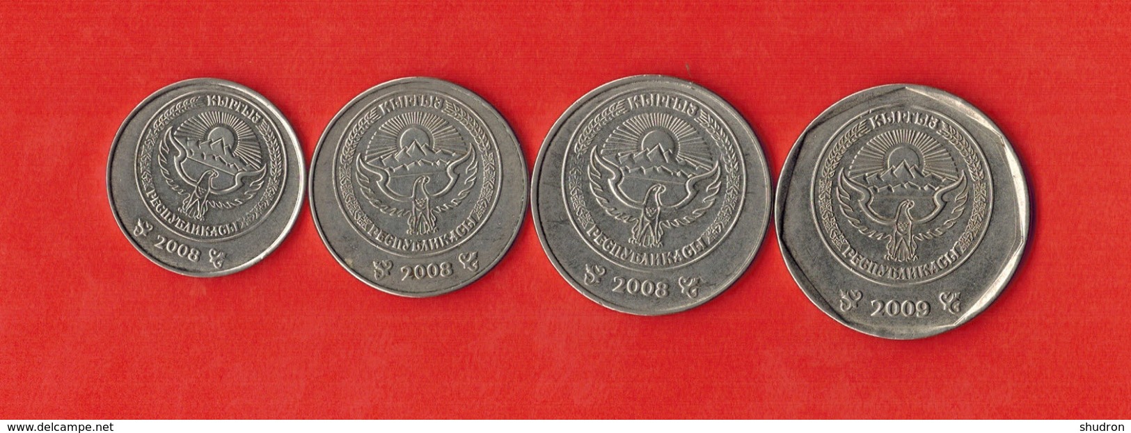 Kyrgyzstan. St Of 4 Coins - Kirgizië