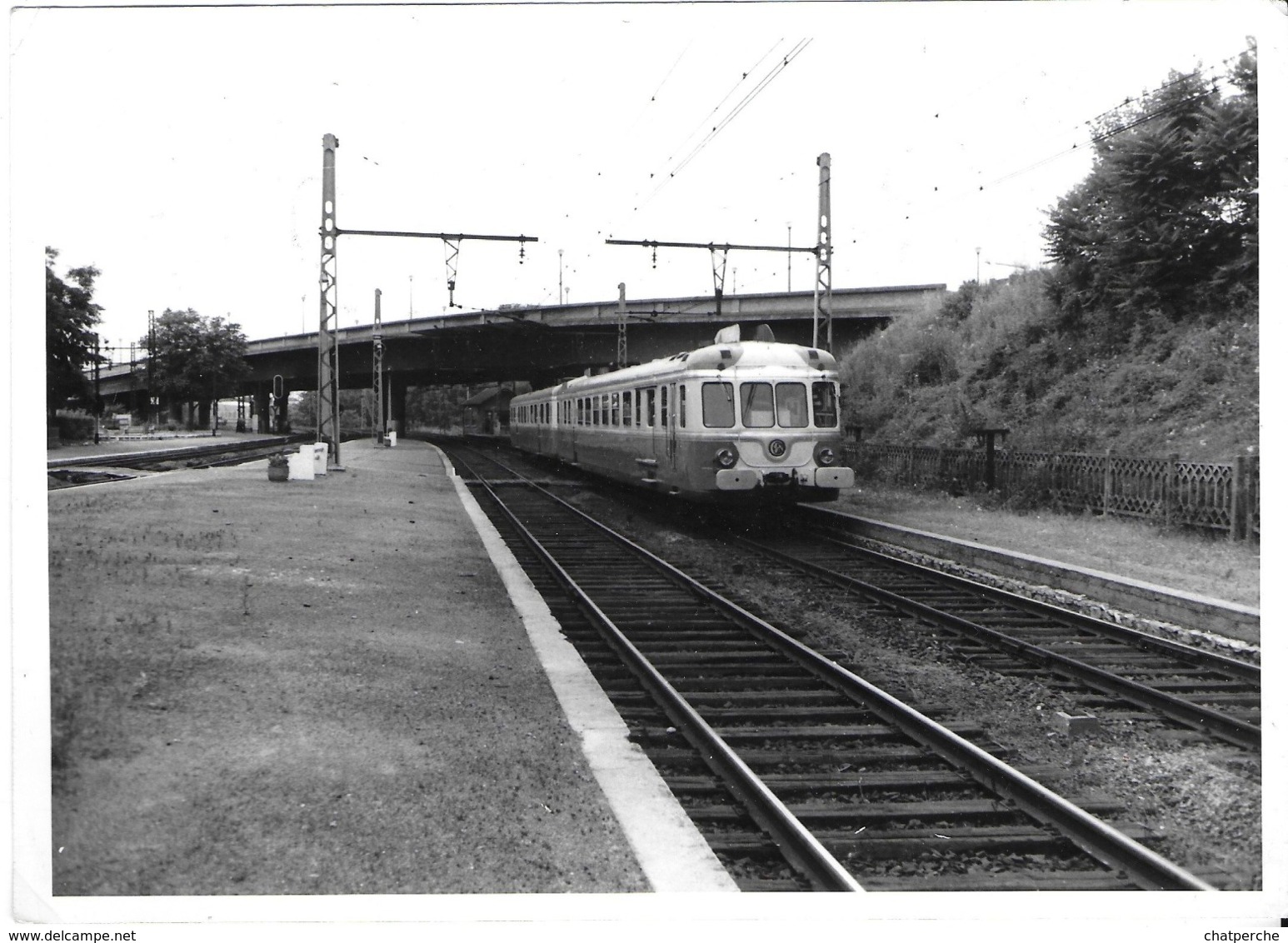 PHOTO PHOTOGRAPHIE  TRAIN " RGP SPÉCIALE VIENT DES BROTTEAUX 4.7.64 " 69 RHONE " - Trains