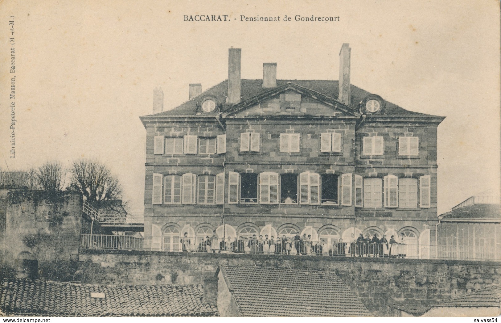 54) BACCARAT : Pensionnat De Gondrecourt - Baccarat