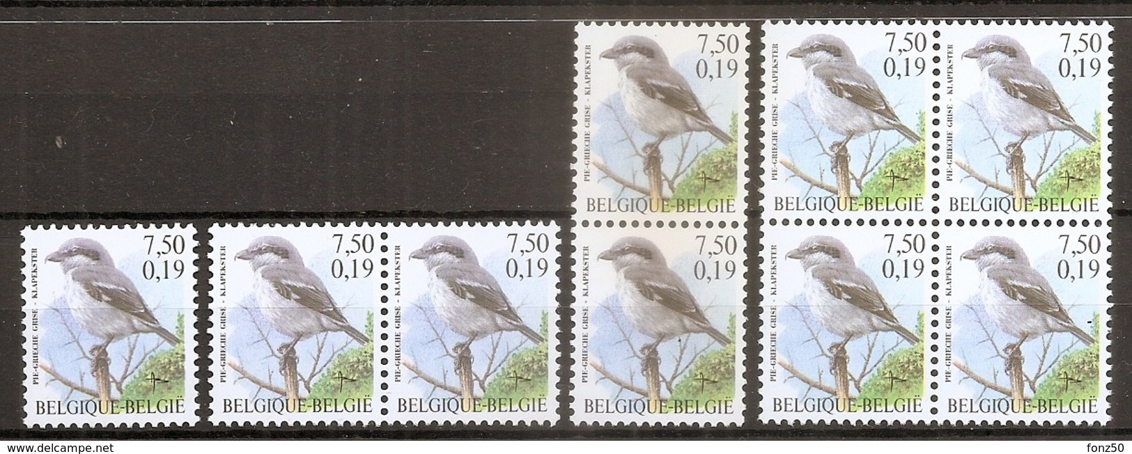 BELGIE * Buzin * Nr 2986 * Postfris Xx * FLUOR  PAPIER - 1985-.. Pájaros (Buzin)