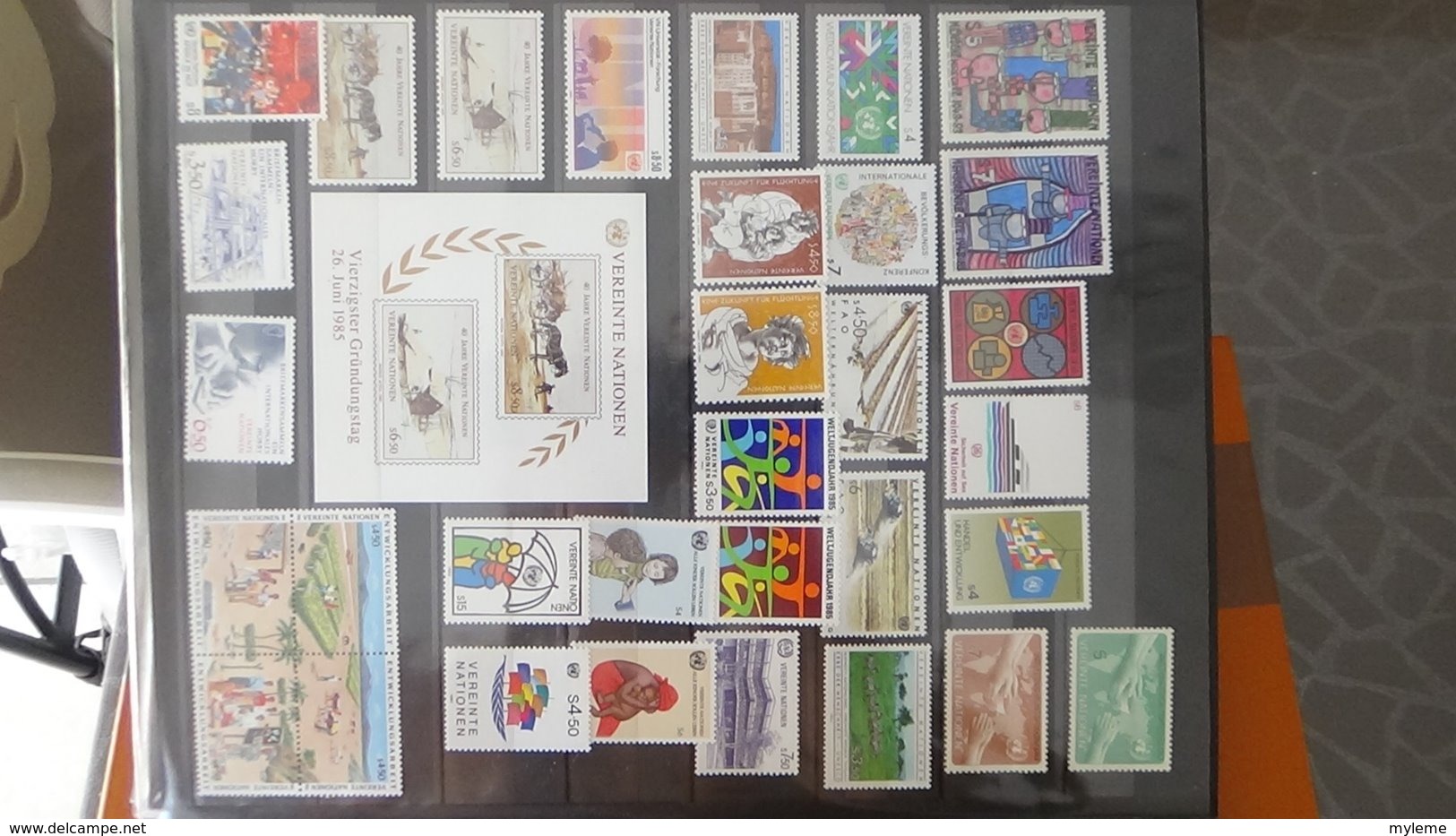 Belle collection des Nations UNies en timbres et blocs  **. A saisir !!!