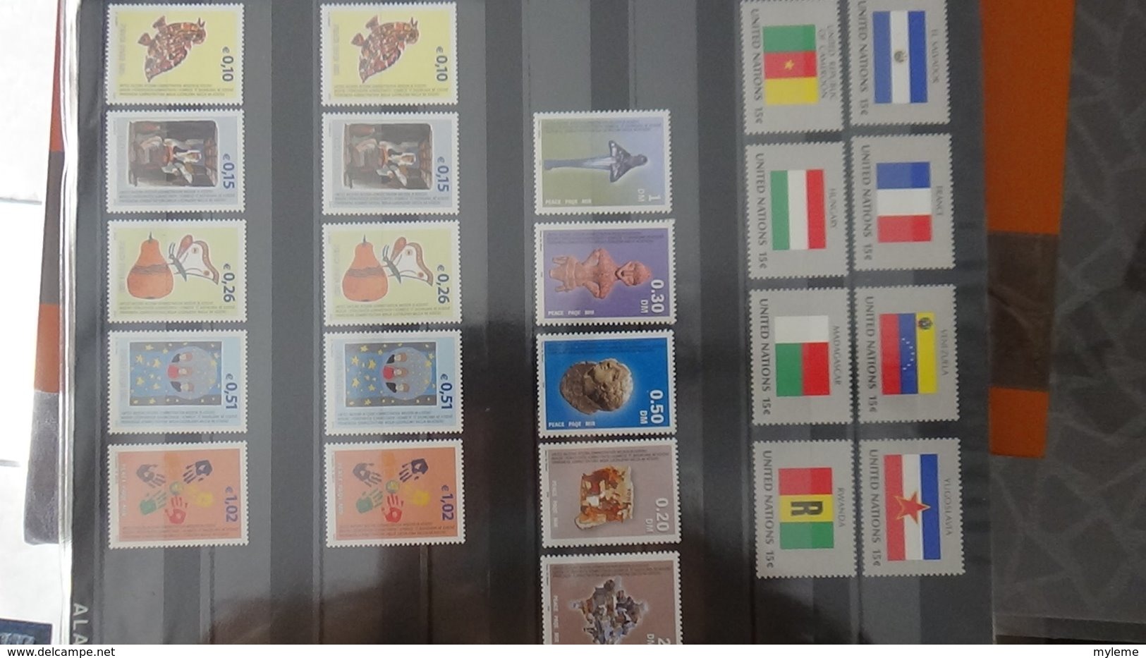 Belle collection des Nations UNies en timbres et blocs  **. A saisir !!!