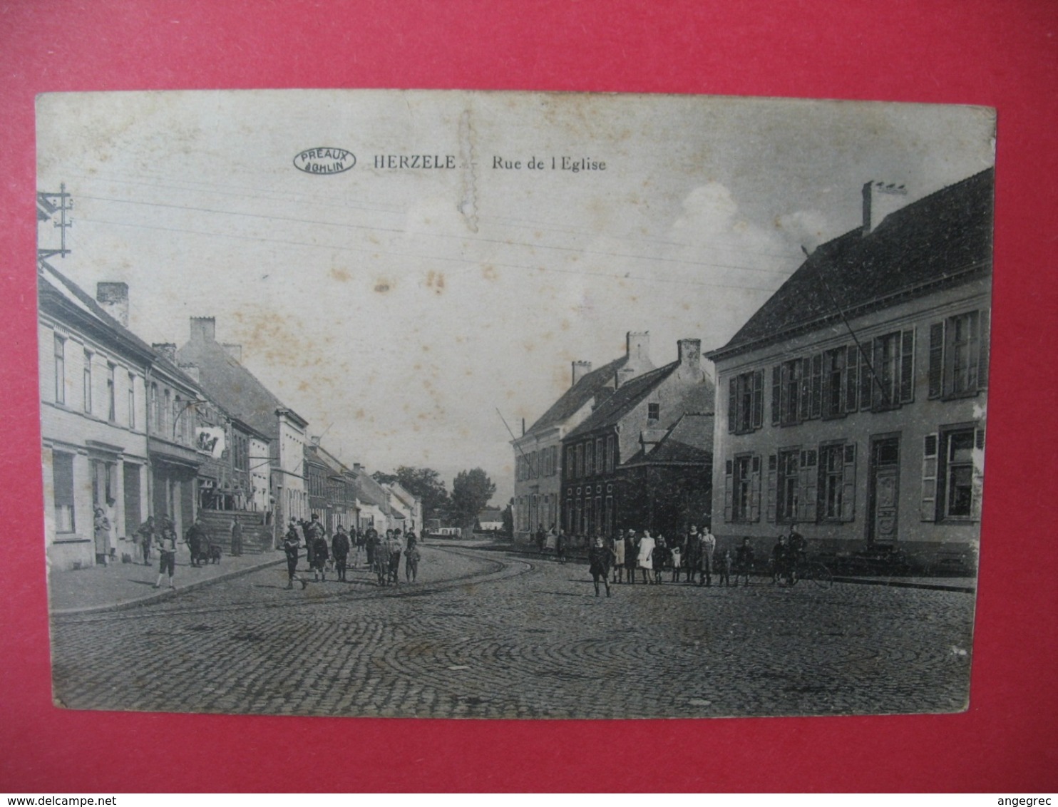 Carte   Herzele  Rue De L'Eglise - Herzele