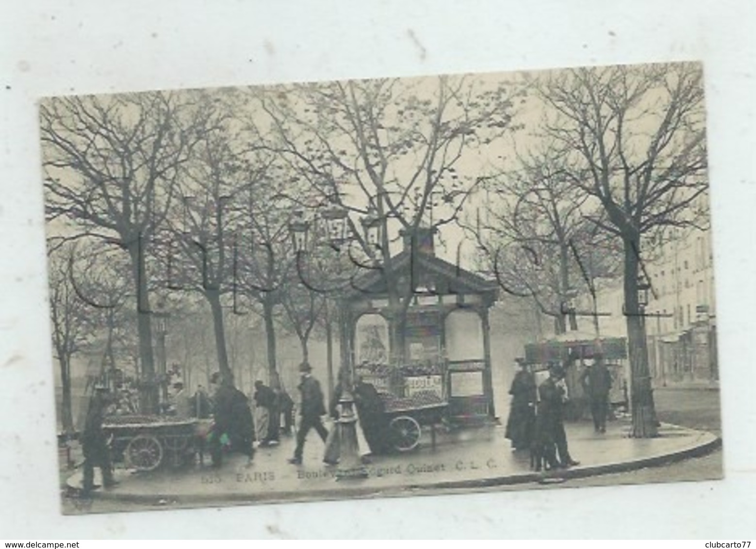 Paris 14 ème Arr (75) : MP Des Marchands De 4 Saisons Boulevard Edgar Quinet En 1910 (animé) PF. - Arrondissement: 14