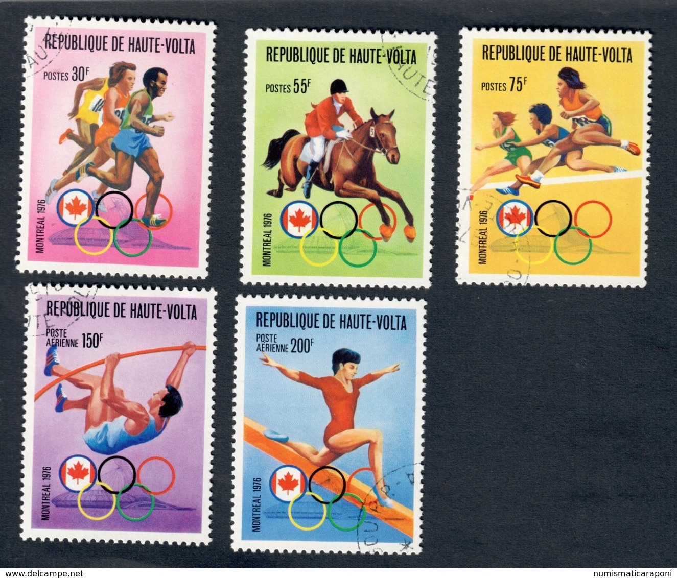 Haute-Volta Olympic Games 1976 Montreal Fra.1227 - Alto Volta (1958-1984)