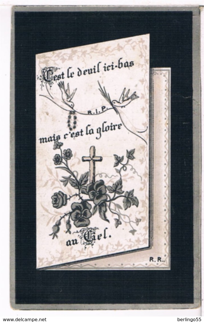 Dp. Janssens Jozef. ° Olmen 1894 † Baelen 1919  (2 Scan's) - Religion & Esotérisme