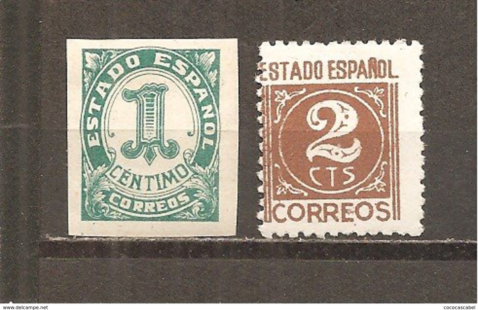 España/Spain-(MH/*) - Edifil  914-15 - Yvert  653-54 - Neufs