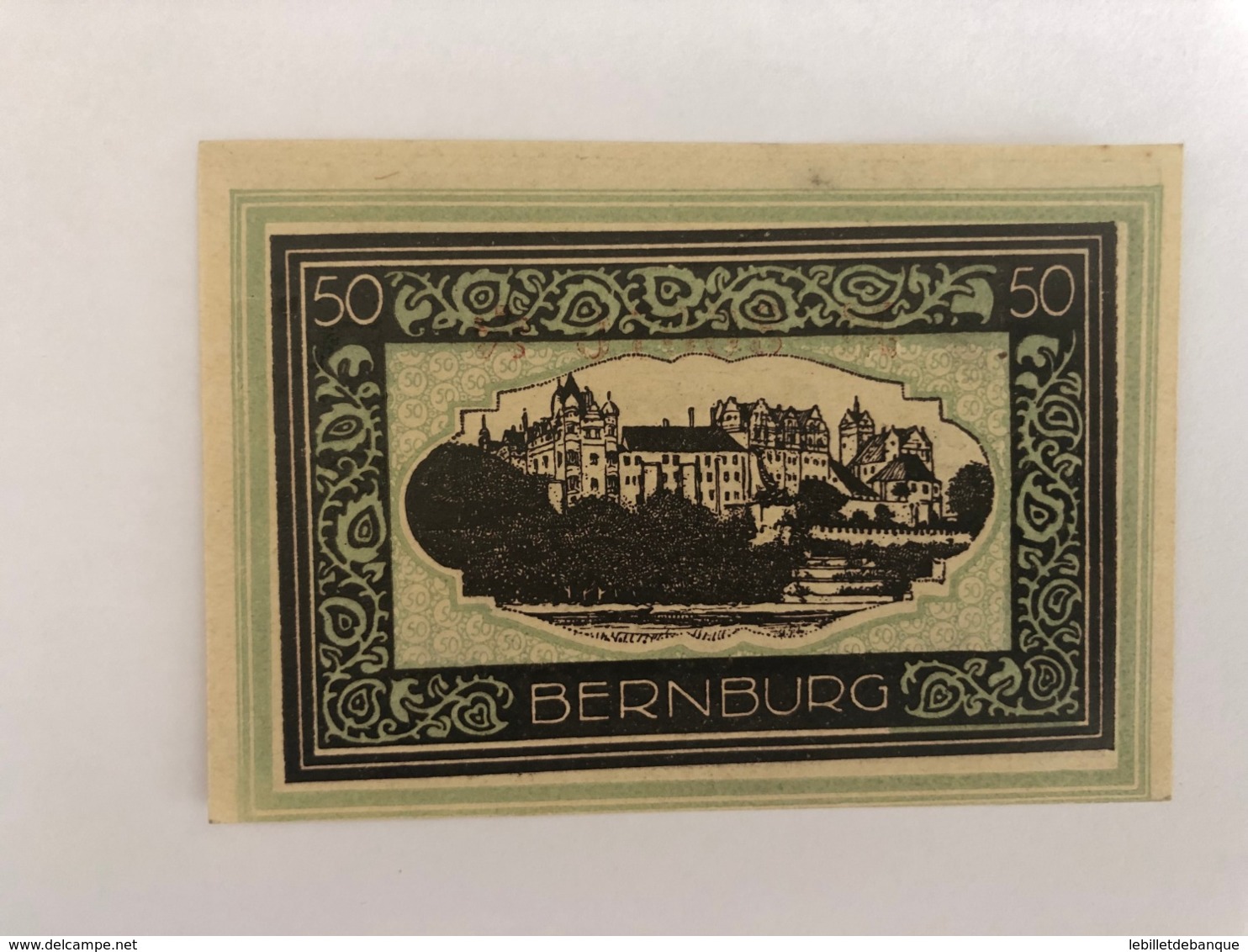 Allemagne Notgeld Bernburg 50 Pfennig - Collections