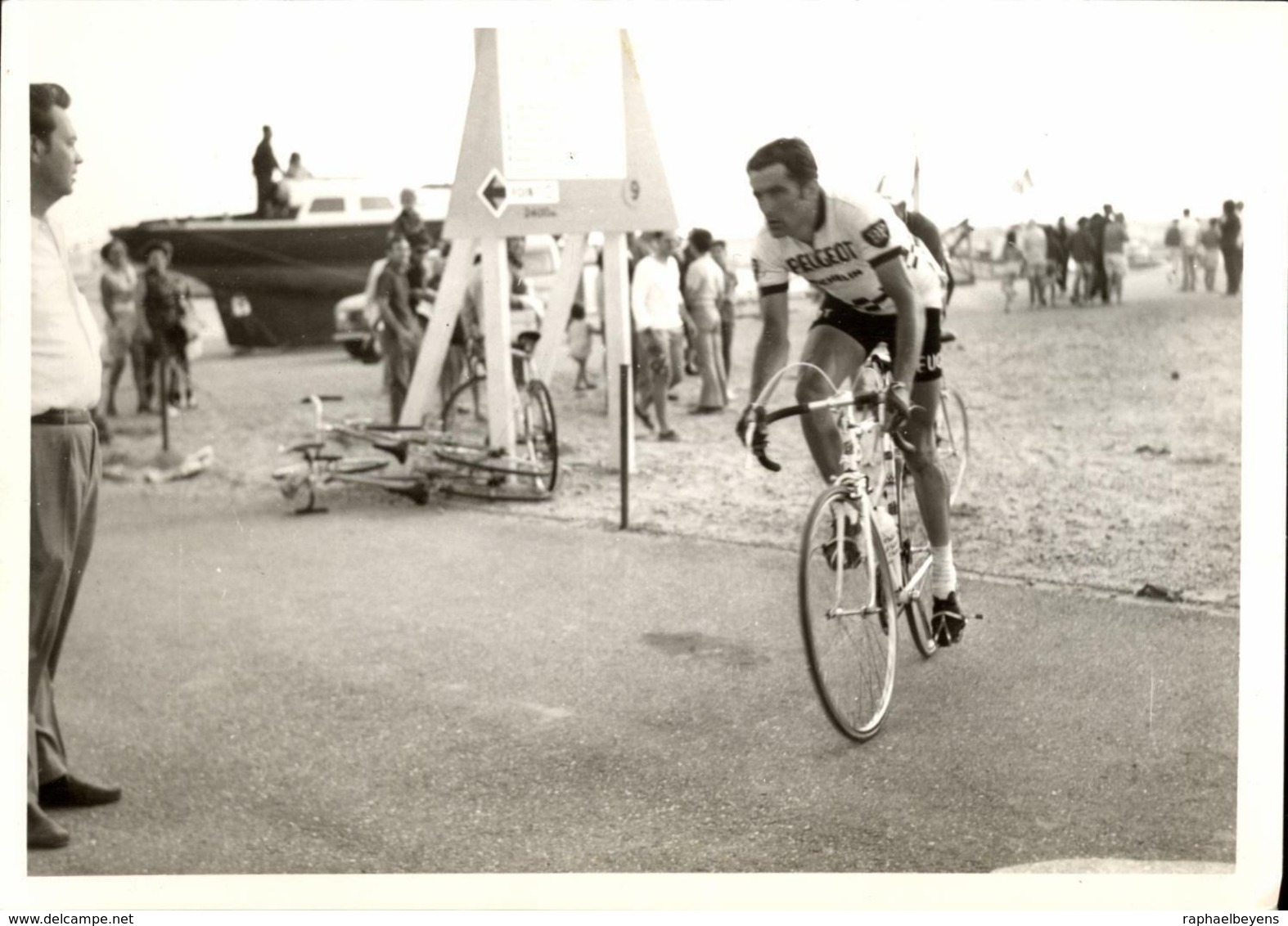 Snapshot Cyclisme Tour De France étape De La Grande-Motte Vélo Maillot Peugeot - Cyclisme