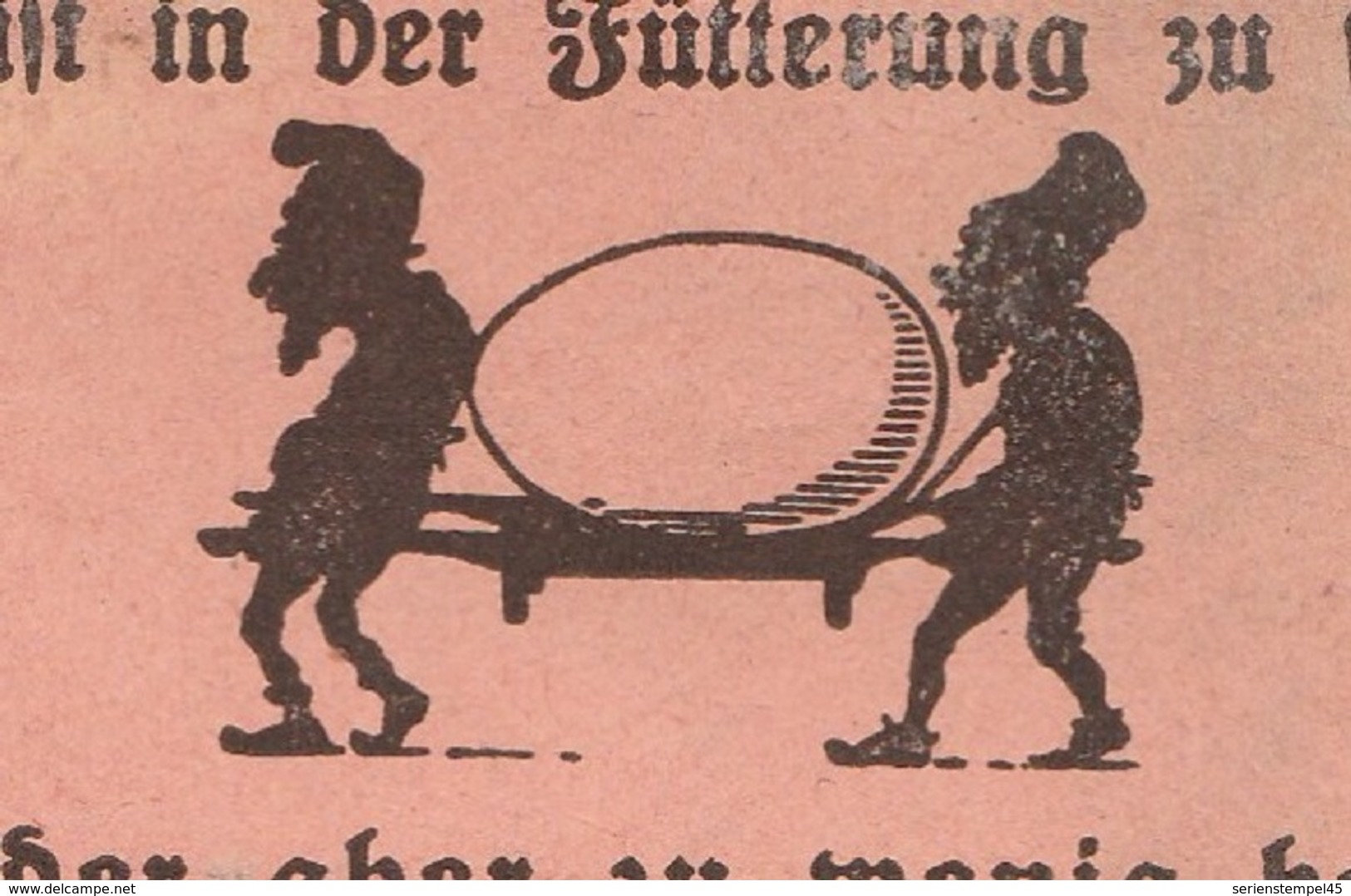 Ostpreussen Deutsches Reich Karte Mit Tagesstempel Pillkallen 1930 Schloßberg RB Gumbinnen Werbung Zwerge - Briefe U. Dokumente