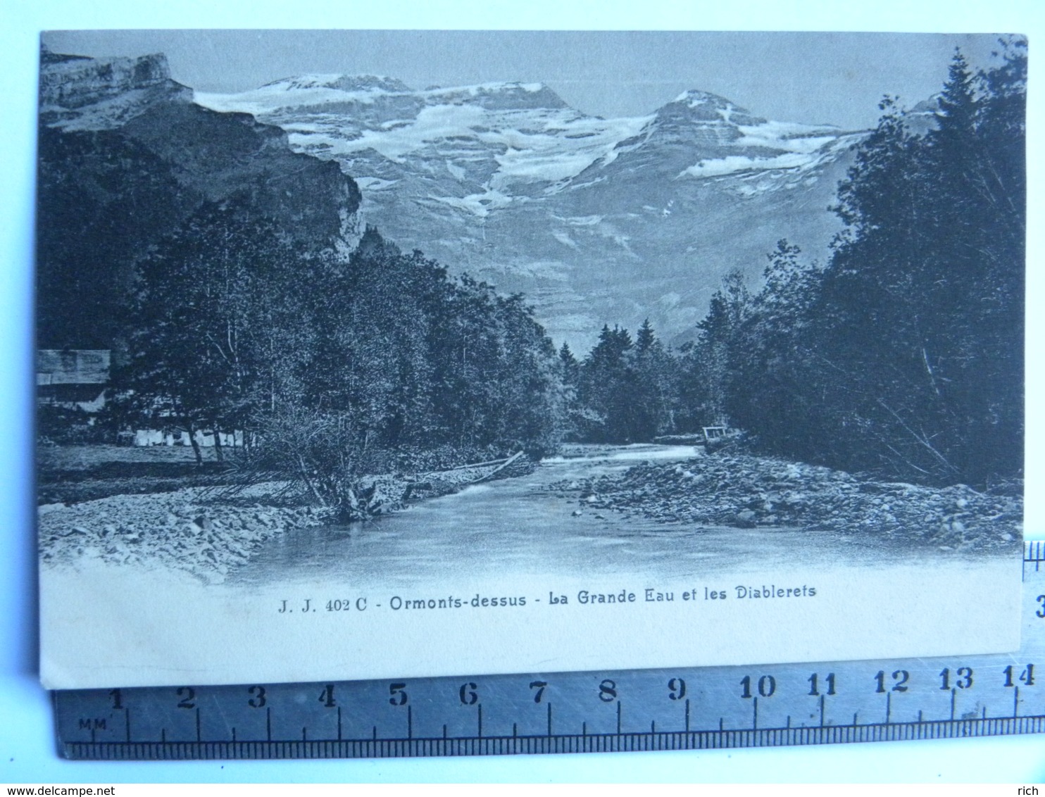 CPA SUISSE - Ormont Dessus - La Grande Eau Et Les Diablerets - Ormont-Dessus 