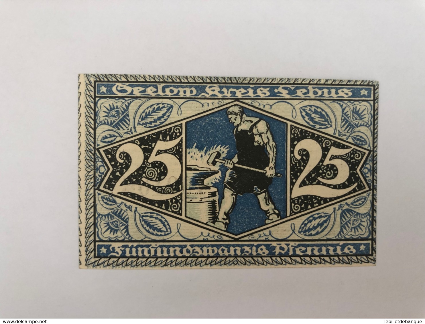 Allemagne Notgeld Geelow 25 Pfennig - Collections