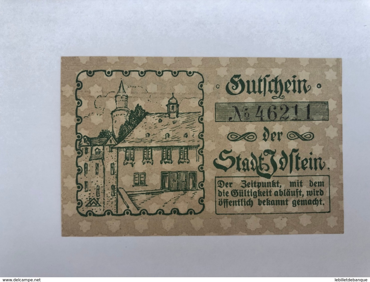 Allemagne Notgeld Idstein 50 Pfennig - Collections