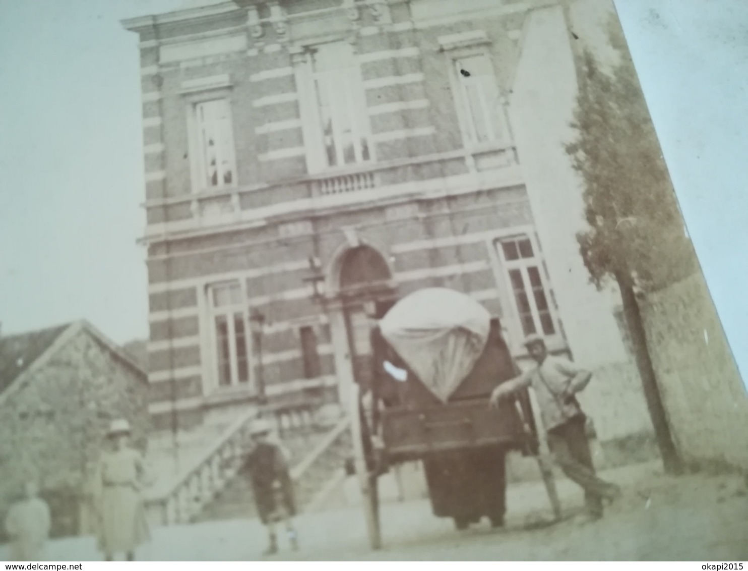 LOUVEIGNÉ SPRIMONT LIÈGE WALLONIE BELGIQUE UNE CARTE - PHOTO carte postale ancienne à dos non divisé animation