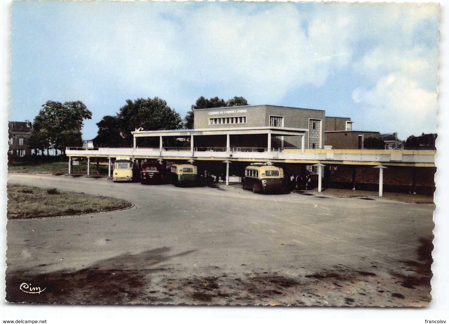 ARRAS La Gare Routiere Edit Cim N°1C . Bus Autobus Car Autocar - Arras