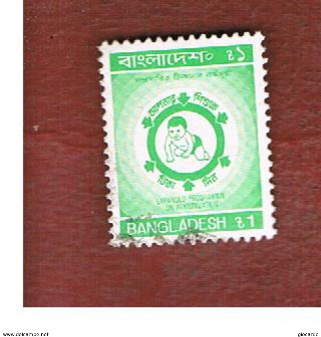 BANGLADESH  -  SG 368  -  1990 IMMUNIZATION     - USED  ° - Bangladesh