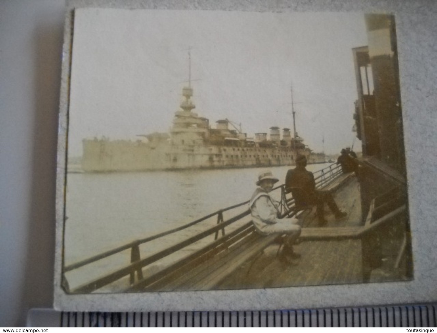 Lorient . Photo Stéreoscopique D' Un Bateau  .  De 1920 . Péniche . 2 Photos - Stereoscopic