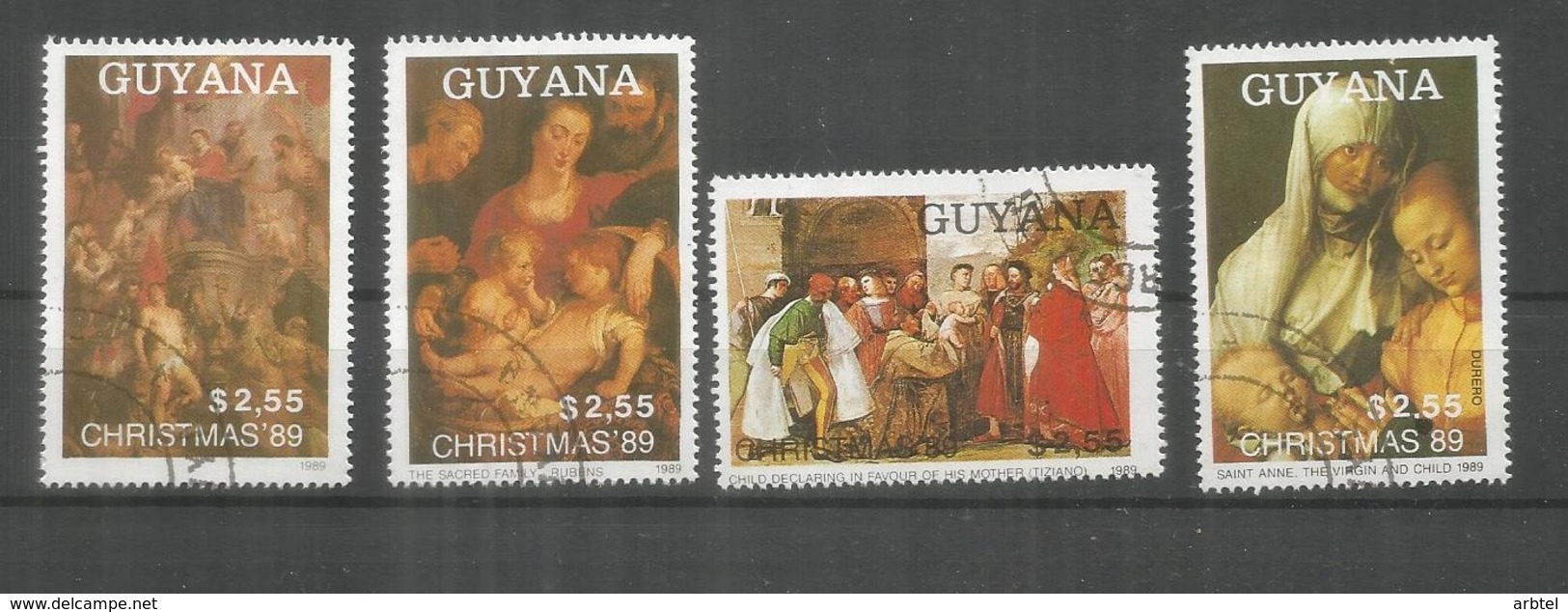 GUYANA NAVIDAD CHRISTMAS RELIGION ARTE PINTURA RUBENS TITIANO - Religión