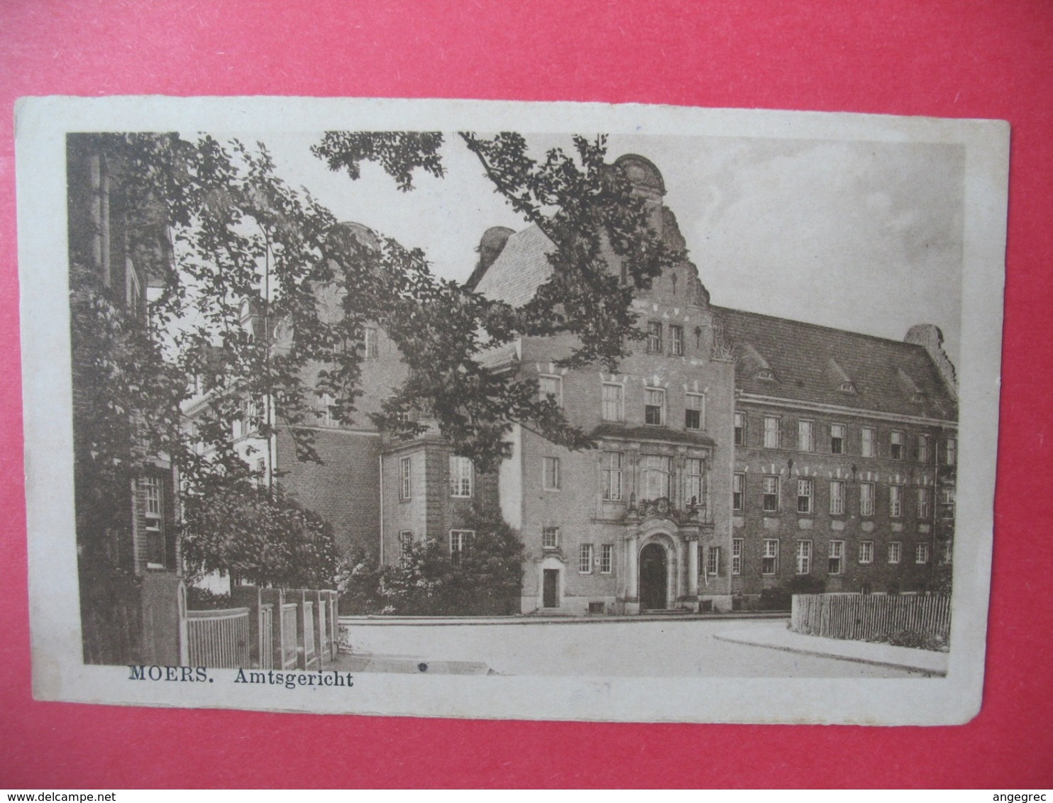 Carte    Allemagne  Moers    Amtsgericht  1952  Edifice Institut Monument - Moers