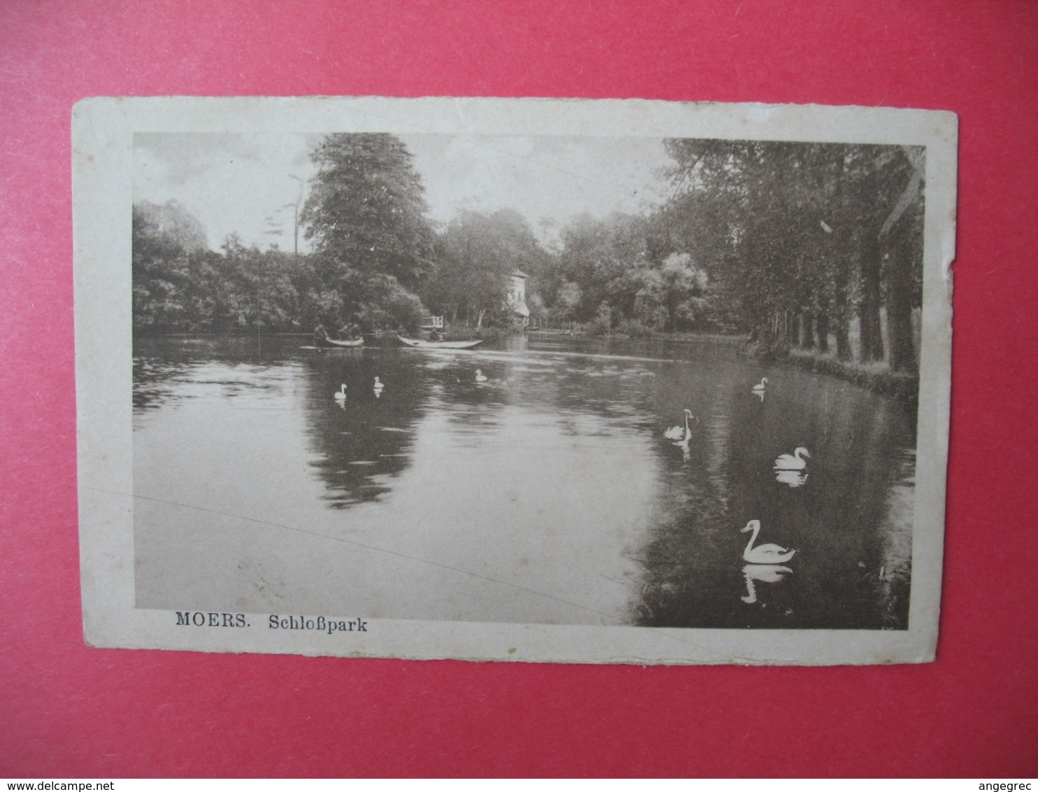 Carte    Allemagne  Moers    Schlob Park   1921   Park - Mörs