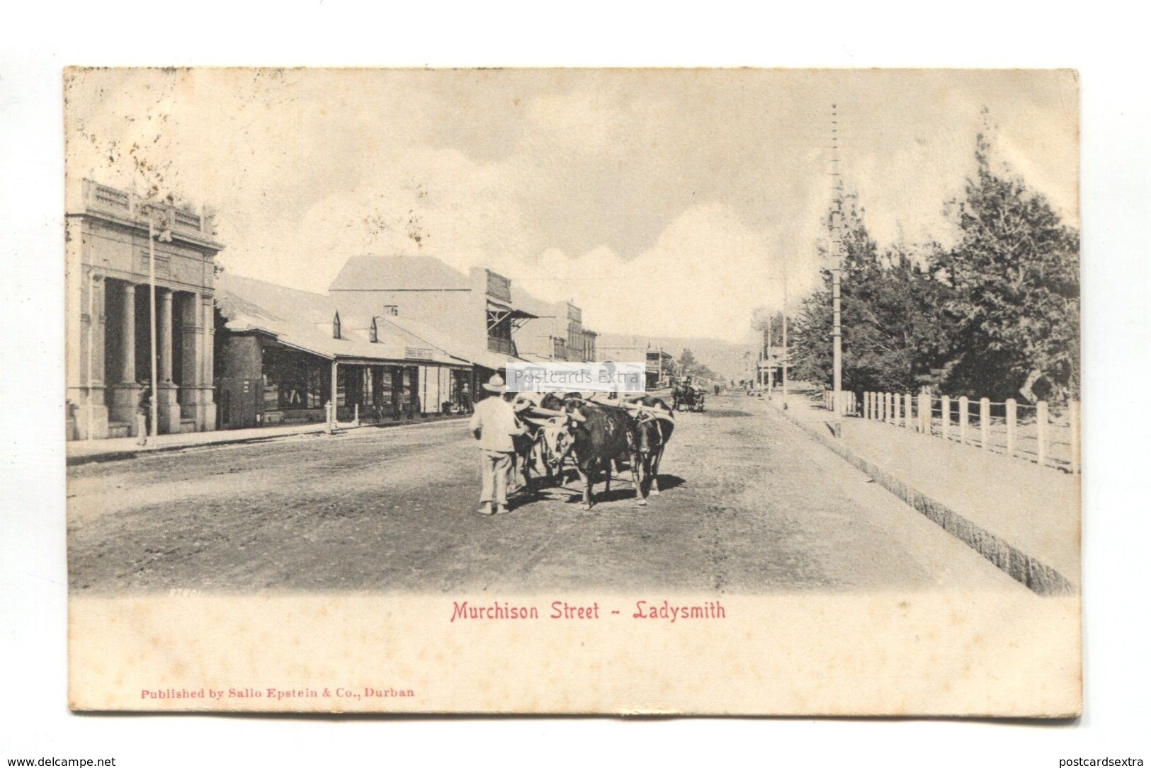 Ladysmith - Murchison Street - 1906 Used South Africa Postcard - Sud Africa