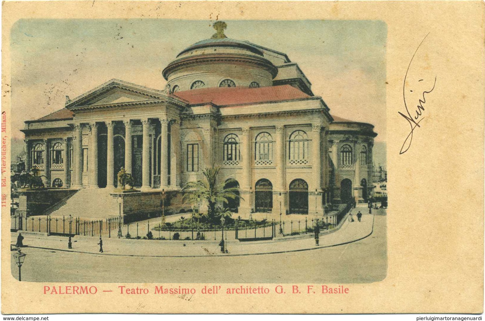 14170 - Palermo - Teatro Massimo Dell' Architetto G. B. F. Basile - Palermo