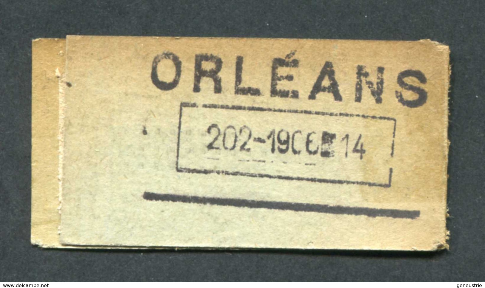 Ensemble Ticket De Métro Et Son Carnet (vide) 1906 Paris (Station Porte D'Orléans) 2ème Cl - Métropolitain - RATP - Europe