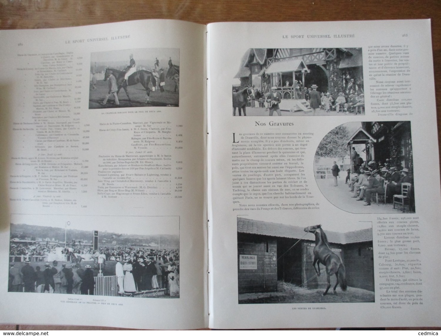 LE SPORT UNIVERSEL ILLUSTRE DU 15 SEPTEMBRE 1896 DEAUVILLE,VENTES DE YEARLINGS,TOKIO,EXPOSITION CANINE DE SPA,WAEREGHEM - Zeitschriften - Vor 1900