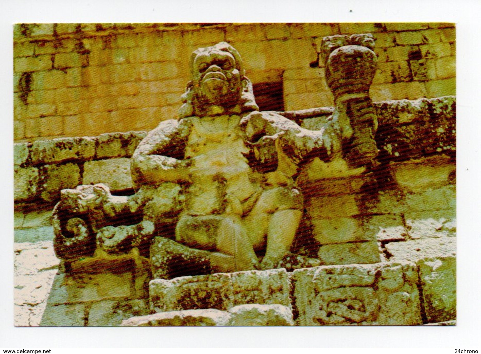 Honduras: Dios IK, Escultura Del Templo 11, Ruinas De Copan (19-1733) - Honduras