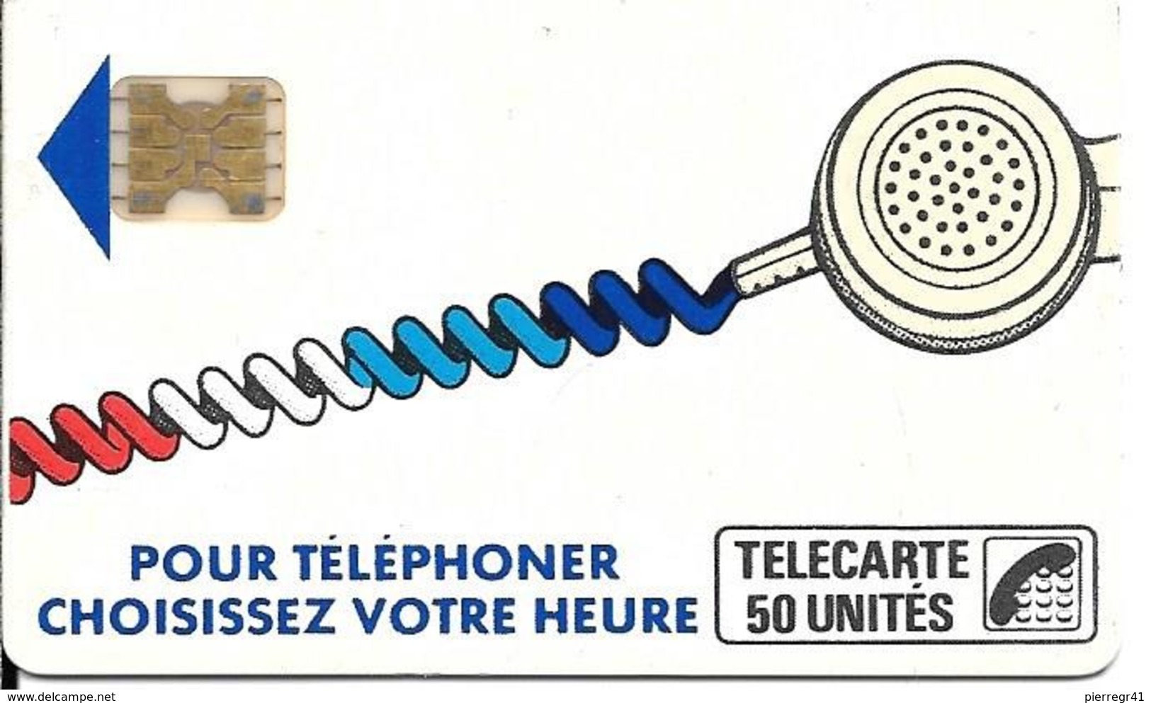 CARTE-PUBLIC-Ko58-440-50U-SC4On-S/E-SERIGRAPHIE-Puce7-4 Impact-CORDON BLANC-Série-N°9306-V° SurEncré-TBE - Telefonschnur (Cordon)