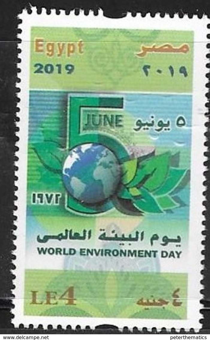 EGYPT, 2019, MNH, WORLD ENVIRONMENT DAY,1v - Environment & Climate Protection