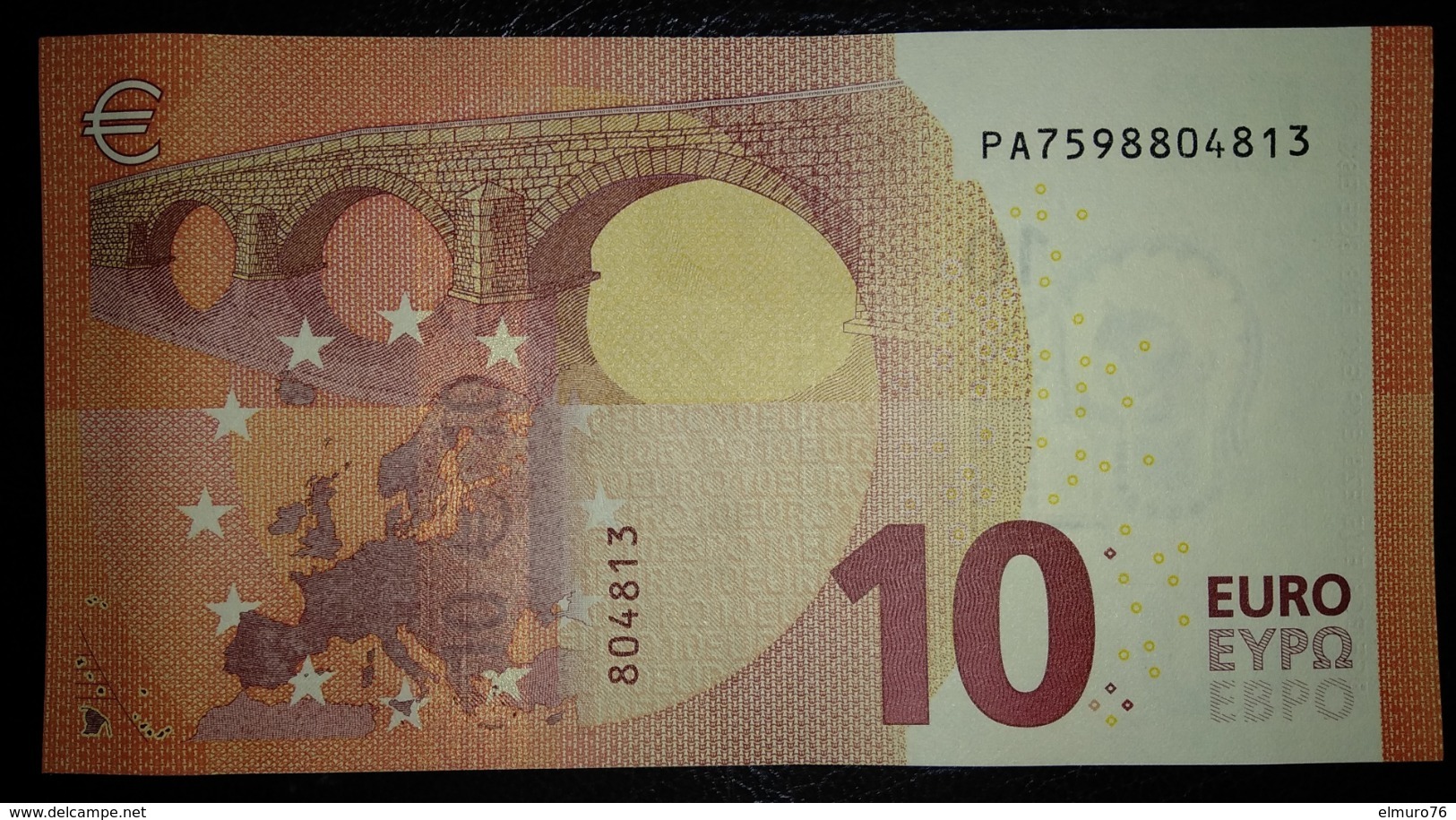 10 EURO P005H5 Netherlands Serie PA75 Draghi Perfect UNC - 10 Euro