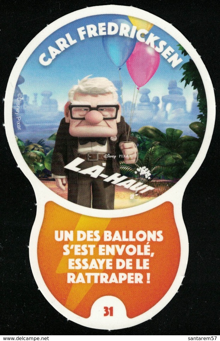 Carte à Collectionner Auchan Les Défis Challenge Carl Fredricksen Là Haut 31 / 96 - Autres & Non Classés