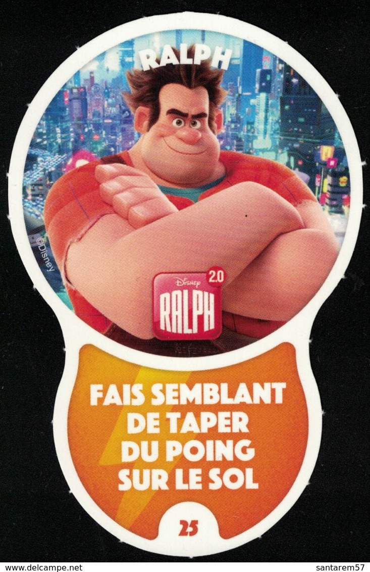 Carte à Collectionner Disney Auchan Les Défis Challenge Ralph 25 / 96 - Autres & Non Classés